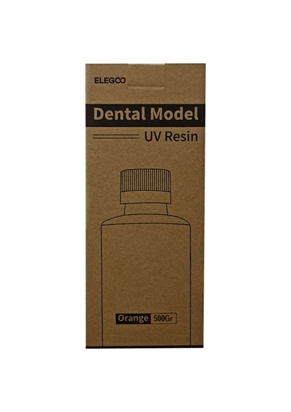 Dental Model Uv Reçine 0.5 kg - Turuncu