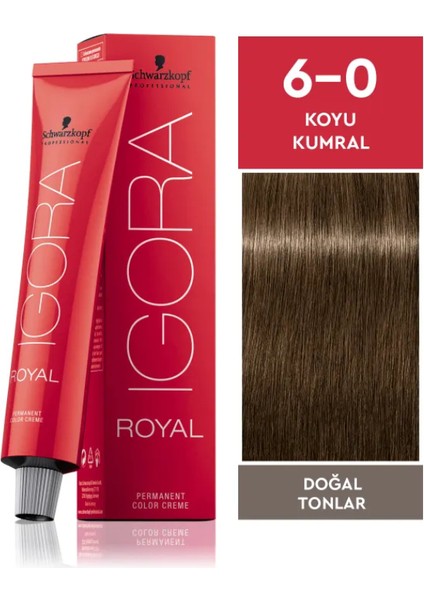 Igora Royal Saç Boyası 6-0 Koyu kumral 60ml