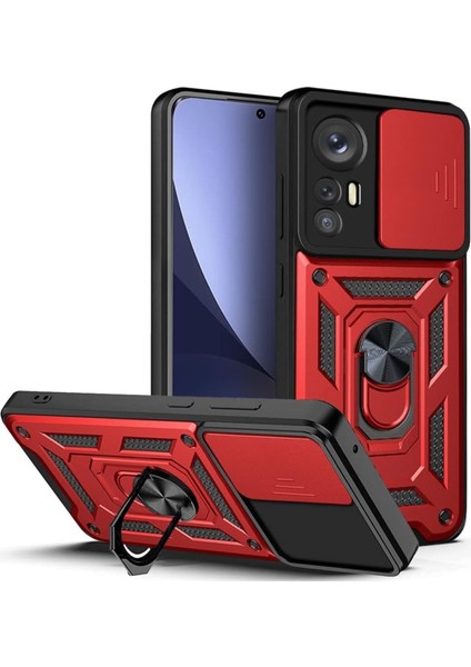 Xiaomi Mi 12 Lite Kılıf Pars Yüzüklü Tank Kapak