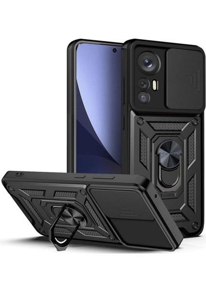 Xiaomi Mi 12 Lite Kılıf Pars Yüzüklü Tank Kapak