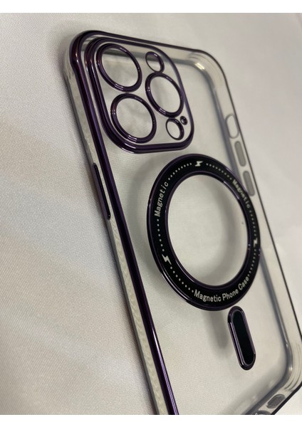 Apple iPhone 13 Pro Magnetic Silikon Kılıf