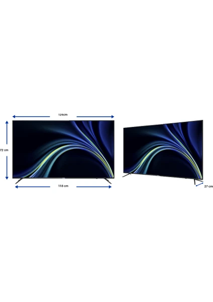 55HYN2205 55" 139 Ekran Uydu Alıcılı 4K Ultra HD Smart LED TV