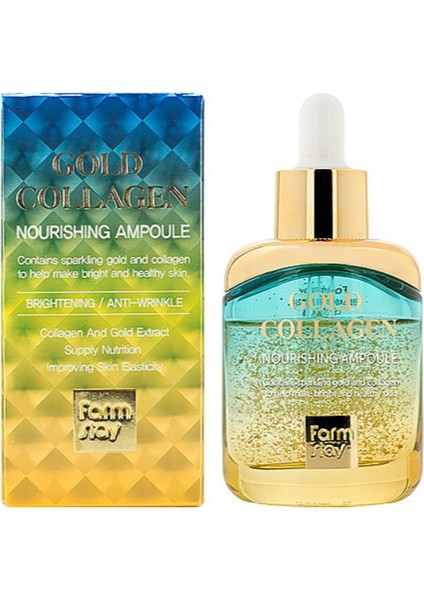 Farm Stay Gold Collagen Nourıshıng Ampoule Kolajen Iceren Yenileyici Ampul