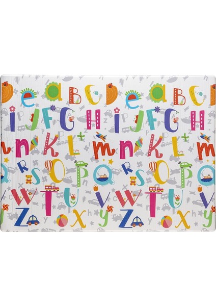 OGGİA Toy Alphabet Premium  Oyun Matı / Halısı 140 cm*195 cm*12 mm