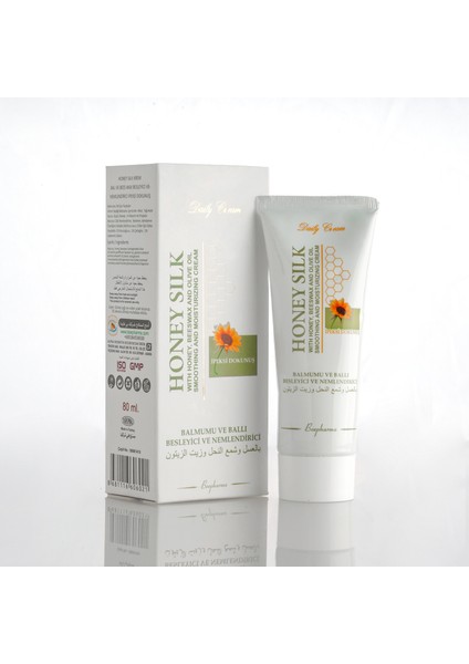 Honeysilk Bal, Balmumu ve Zeytinyağlı Besleyici ve Nemlendirici Krem 80 ml