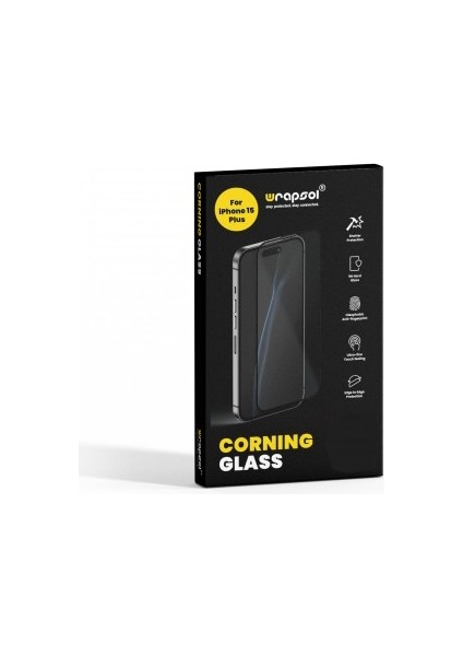 Wrp Cornıng Black Glass For IP15 Plus