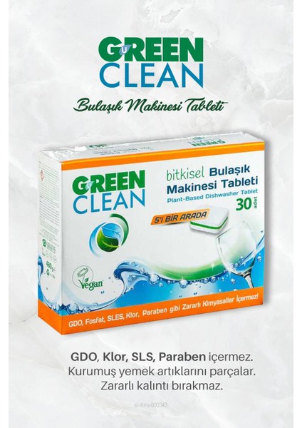 4 Al 3 Öde Bitkisel Bulaşık Tableti 30 Adet