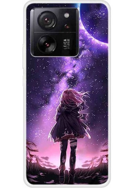 Xiaomi 13T/13T Pro/redmi K60 Ultra Tpu Case Desen Baskı Telefon Koruyucu Kapak Yıldızları ve Kız (Yurt Dışından)