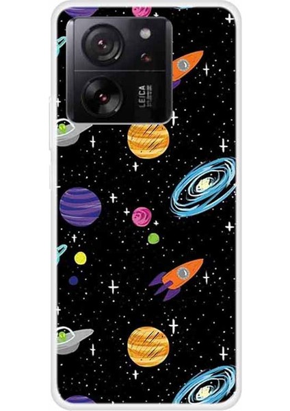 Xiaomi 13T/13T Pro/redmi K60 Ultra Tpu Case Patern Baskı Telefon Koruyucu Cover-Interstellar (Yurt Dışından)