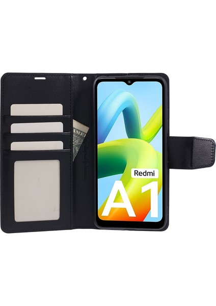 Xiaomi Redmi A1 4g/a2 4g Kasa Pu Pu Deri Deri Şok Geçirmez Telefon Kapak Black (Yurt Dışından) fiyatları
