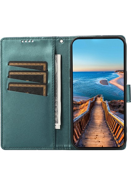 Xiaomi Için 13 Case Anti -Drop Baskılı Cüzdan Stand Pu Deri Telefon Kapağı -Yeşil (Yurt Dışından) fiyatları