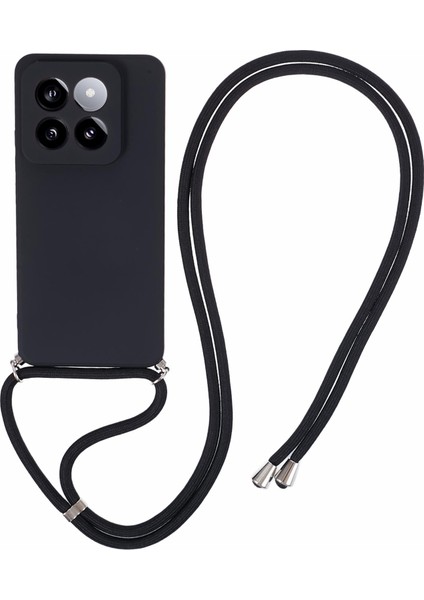 Xiaomi 14 Pro Tpu Için Telefon Kasası, Kayalık Olmayan Kakaplama, Kordon-Black ile (Yurt Dışından)