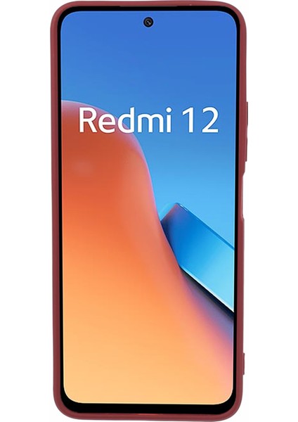 Xiaomi Redmi 12 4g Case Anti-Drop Mat Tpu Kapağı (Hassas Kesim) -Wine Kırmızı (Yurt Dışından) fiyatları