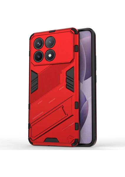 Xiaomi Redmi K70 5G/K70 Pro 5g Case Tpu+Pc Telefon Kapağı Yerleşik Kickstand-Red Için (Yurt Dışından)