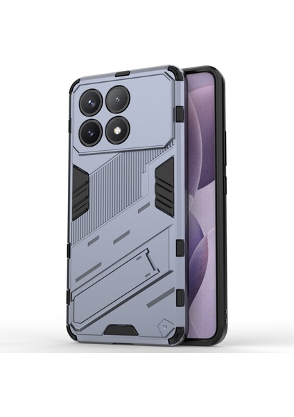 Xiaomi Redmi K70 5G/K70 Pro 5g Case Tpu+Pc Telefon Kapağı Yerleşik Kickstand-Dark Blue (Yurt Dışından)