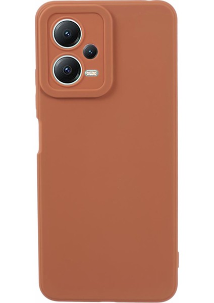 Xiaomi Redmi Için Note 12 5g (Hindistan)/poco X5 5g Telefon Kılıfı Tpu Pürüzsüz Kapak (Hassas Kesim) -Brown (Yurt Dışından)