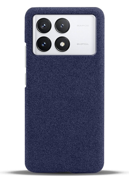 Xiaomi Redmi Için K70E 5g Telefon Kılıfı Yumuşak Bez Doku Şok Anti-Cover-Blue (Yurt Dışından) fiyatları
