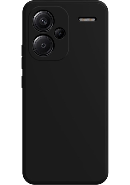 Xiaomi Redmi Için Note 13 Pro+ 5g Tpu Kılıf Düz Kenar Koruma Telefon Kapak Black (Yurt Dışından)