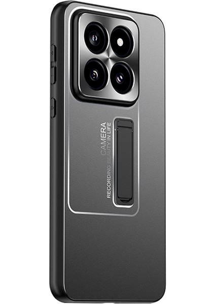 Xiaomi 14 Pro Kickstand Güçlendirilmiş Sert Pc Cep Telefonu Arka Kapak Black ile (Yurt Dışından)