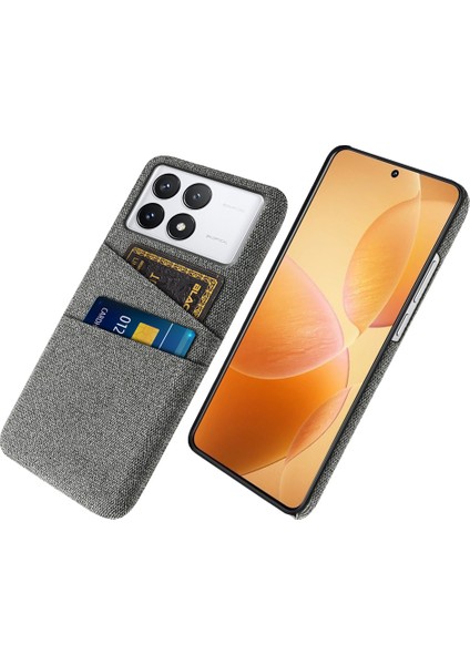 Xiaomi Için Redmi K70E 5g Çift Kart Yuvaları Telefon Kılıfı Koruyucu Pc Kapak-Grey (Yurt Dışından)