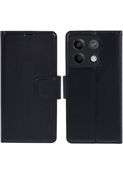 Xiaomi Redmi Için Note 13 Pro 5g Case Pu Deri Telefon Kapağı Cüzdan-Black (Yurt Dışından)