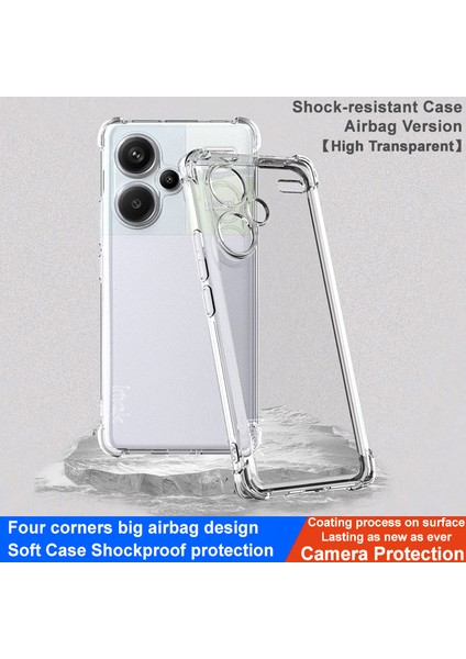 Xiaomi Redmi Için Note 13 Pro+ Hava Yastığı Köşesi Şok Emme Emniyetli Telefon Kılıfı Temiz Tpu Cover-Cransparent (Yurt Dışından) fiyatları
