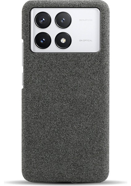 Xiaomi Için Redmi K70E 5g Telefon Kılıfı Yumuşak Bez Doku Anti-Şok Kapak Grey (Yurt Dışından) fiyatları