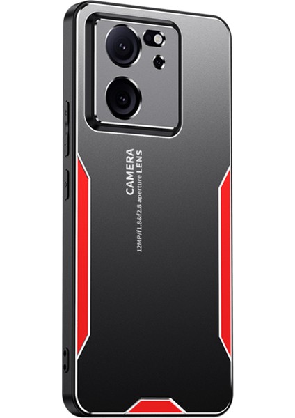 Xiaomi Redmi Için K60 Ultra Telefon Kılıfı Damla Geçirmez Metal+Tpu+Pc-Red (Yurt Dışından)