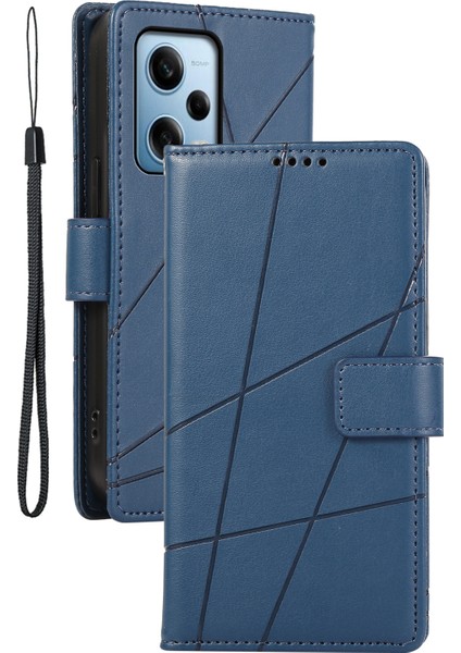 Xiaomi Poco X5 Pro 5g/redmi Için Note 12 Pro Speed ​​5g/note 12 Pro 5g Case Telefon Derisi Derecilik Önleme Anti-Drop Cover-Blue (Yurt Dışından)
