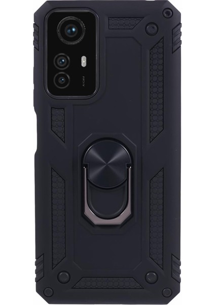 Xiaomi Redmi Için Note 12S 4g Case Ring Kickstand Tpu+Pc Telefon Kapak Black (Yurt Dışından)