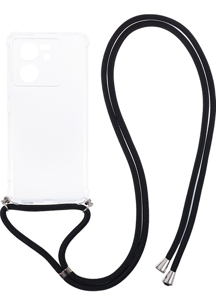 Xiaomi 13T/13T Pro/redmi K60 Ultra Tpu Case Anti-Drop Clear Tpu Kapağı Kordonlu (Yurt Dışından)