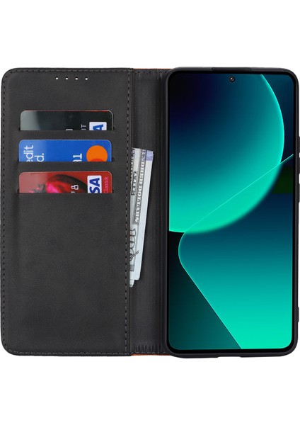 Xiaomi 13T/13T Pro/redmi K60 Ultra Güçlü Manyetik Kılıf Iki Tonlu Telefon Kapağı Black+Sarı (Yurt Dışından) fiyatları