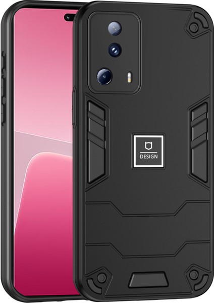 Xiaomi 13 Lite/civi 2 5g Case Hard Pc Yumuşak Tpu Tampon Anti Scratch Telefon Kapak Black (Yurt Dışından)