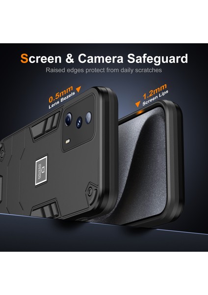 Xiaomi 13 Lite/civi 2 5g Case Hard Pc Yumuşak Tpu Tampon Anti Scratch Telefon Kapak Black (Yurt Dışından) fiyatları