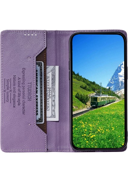 Xiaomi Için 14 Case Manyetik Otomatik Kapatma Deri Telefon Kapak Morası (Yurt Dışından) fiyatları