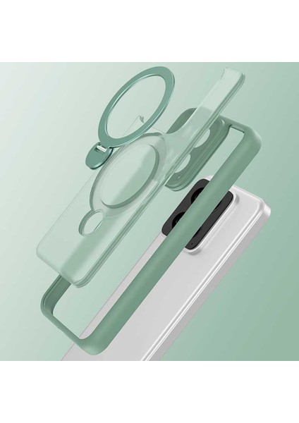 Xiaomi 14 Pro Magnetic Case Pc+Tpu Telefon Kapak Yüzüğü Tutucu Kickstand-Cyan (Yurt Dışından) fiyatları