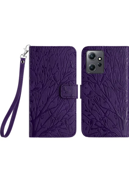 Xiaomi Için Redmi Note 12 4g Kılıf Anti-Çizelge Cüzdanı Pu Deri Deri Stand Telefon Kapağı Kabuk-Doğru (Yurt Dışından)