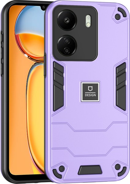 Xiaomi Redmi 13C 4g/poco C65 4g Case Pc+Tpu Çift Katmanlar Telefon Kapak-Morası (Yurt Dışından)