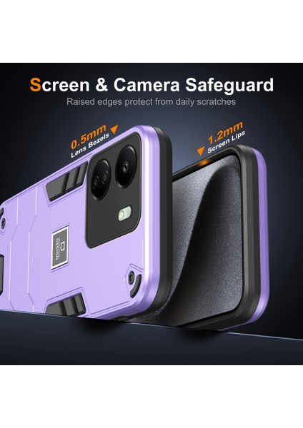 Xiaomi Redmi 13C 4g/poco C65 4g Case Pc+Tpu Çift Katmanlar Telefon Kapak-Morası (Yurt Dışından) fiyatları