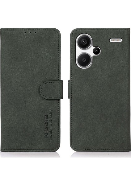 Xiaomi Redmi Için Note 13 Pro+ 5g Cep Telefonu Kılıf Önleme Önleyici Pu Deri Deri Flip Kapak Yahudi (Yurt Dışından)