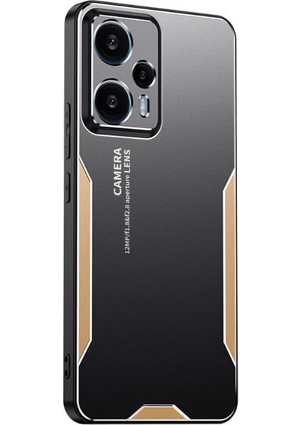 Xiaomi Için Redmi Note 12 Turbo/poco F5 5g Metal+Tpu+Pc Kılıf Kamera Lens Koruma-Altın (Yurt Dışından)