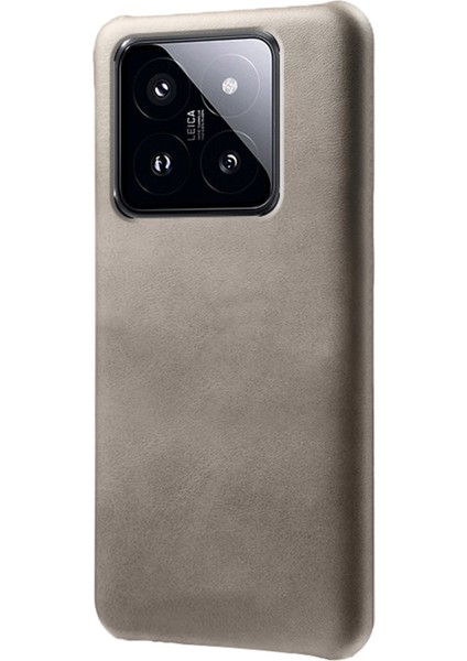 Xiaomi Için 14 Case Balf Doku Pu Deri + Pc Telefon Şok Geçirmez Kapak-Grey (Yurt Dışından) fiyatları