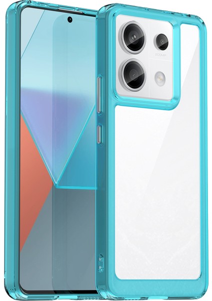 Xiaomi Redmi Için Note 13 Pro 5g Telefon Kılıfı Tpu+Akrilik Koruyucu Kapak-Tövbe Mavi (Yurt Dışından)
