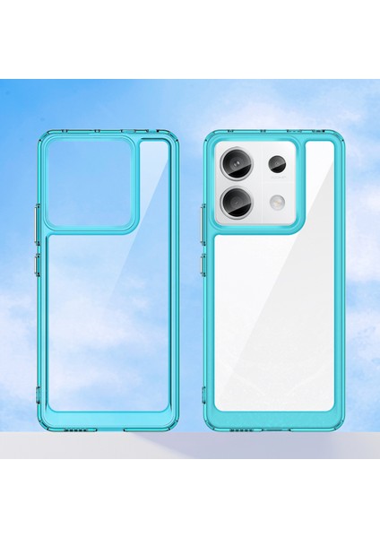 Xiaomi Redmi Için Note 13 Pro 5g Telefon Kılıfı Tpu+Akrilik Koruyucu Kapak-Tövbe Mavi (Yurt Dışından)