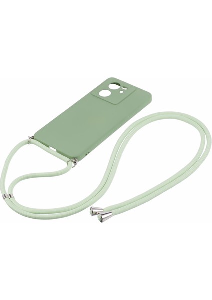 Xiaomi 13T/13T Pro/redmi K60 Ultra Kılıf Yumuşak Fiber Astar Long Lanyard-Matcha Green ile Katpu Kapağı (Yurt Dışından) fiyatları