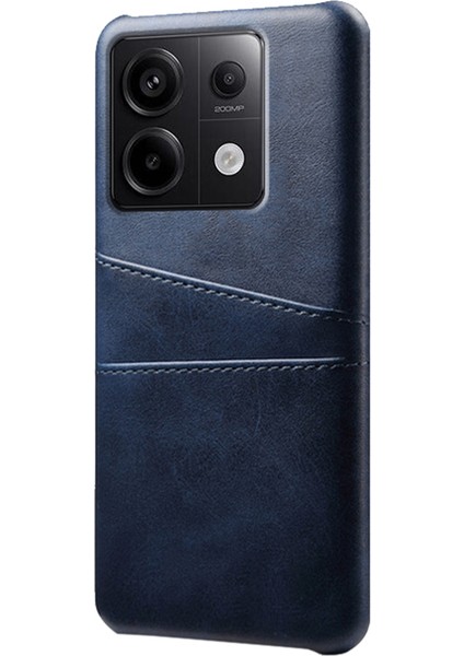 Xiaomi Redmi Için Note 13 Pro 5g Ince Dava Şok Geçirmez Pu+Pc Çift Kart Yuvası Mavisi ile Telefon Kapağı (Yurt Dışından)