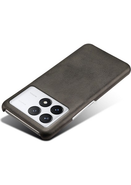 Xiaomi Için Redmi K70E 5g Buzağı Dokusu Telefon Kılıfı Ön Açış Pu Deri Kaplamalı Pc Kapak Black (Yurt Dışından) fiyatları
