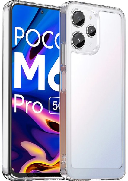 Xiaomi Poco M6 Pro 5g Net Kılıf Tpu+Akrilik Telefon Kapağı (Büyük Arka Lens Deliği) (Yurt Dışından)