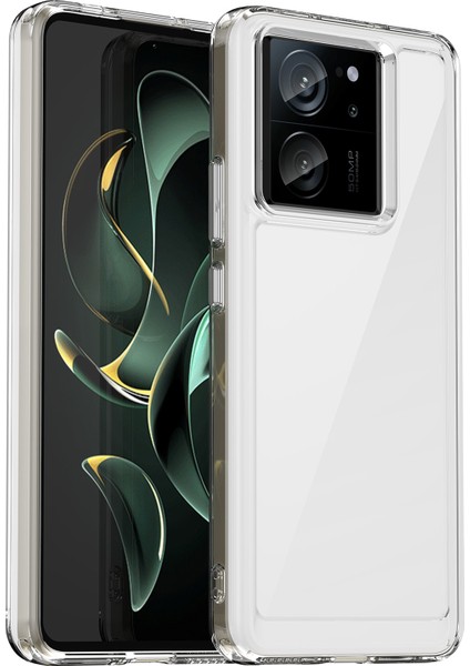 Xiaomi Redmi K60 ULTRA/13T/13T Pro Net Telefon Kılıfı Tpu+Akrilik Telefon Kapağı (Büyük Arka Lens Deliği) (Yurt Dışından)