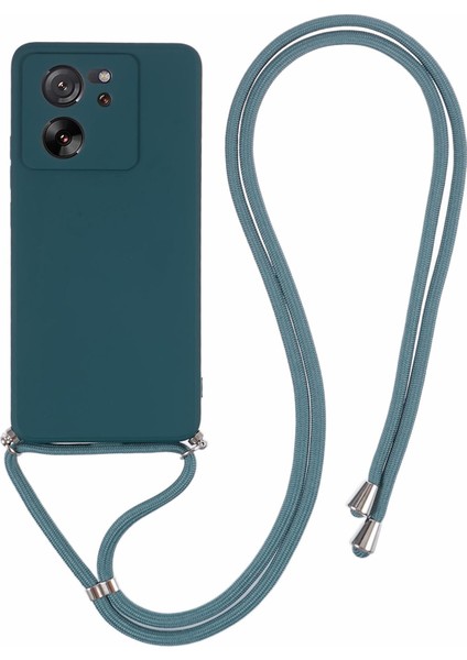 Xiaomi 13T/13T Pro/redmi K60 Ultra Kılıf Yumuşak Fiber Astar Kauçuklu Tpu Kapakları Uzun Körik-Ordu Yeşil (Yurt Dışından)